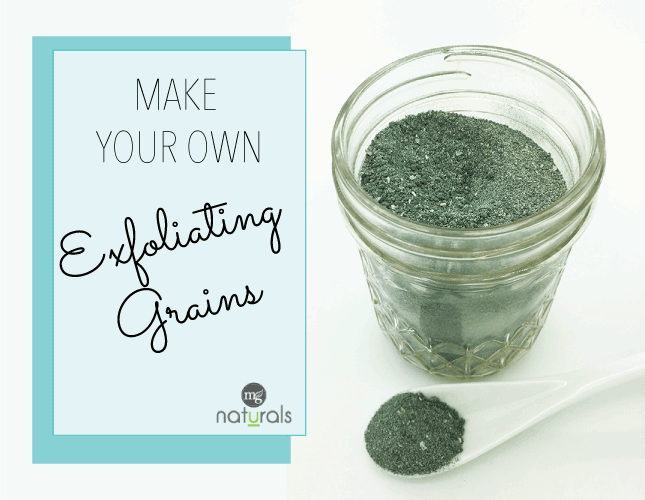 DIY exfoliating cleanser & scrub