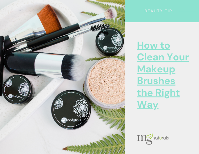 How to top clean powder brush