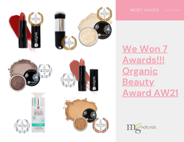 We Won 7 Awards!!! Organic Beauty Award AW21