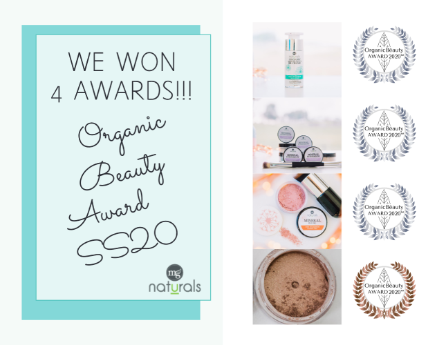 We Won 4 Awards!!! - Organic Beauty Award SS20
