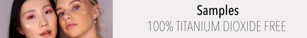 Best selling Titanium Dioxide free makeup samples