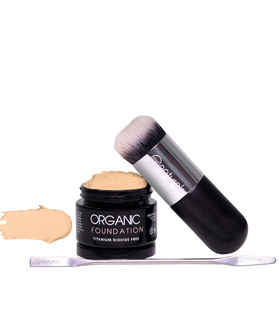 Titanium Dioxide Free Foundation with brush