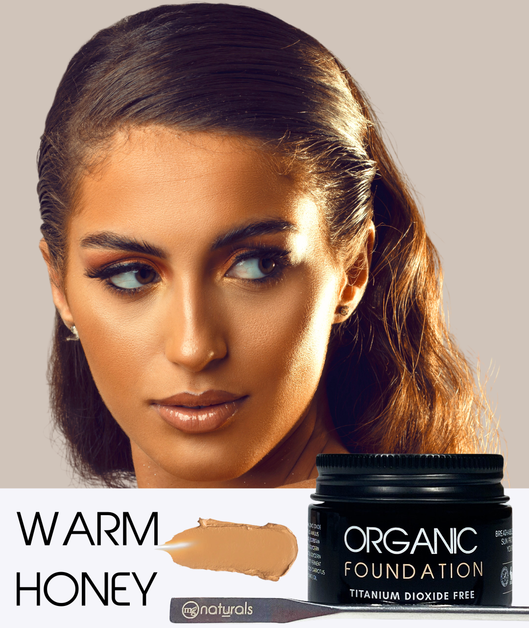 Organic Liquid foundation | Without Titanium Dioxide