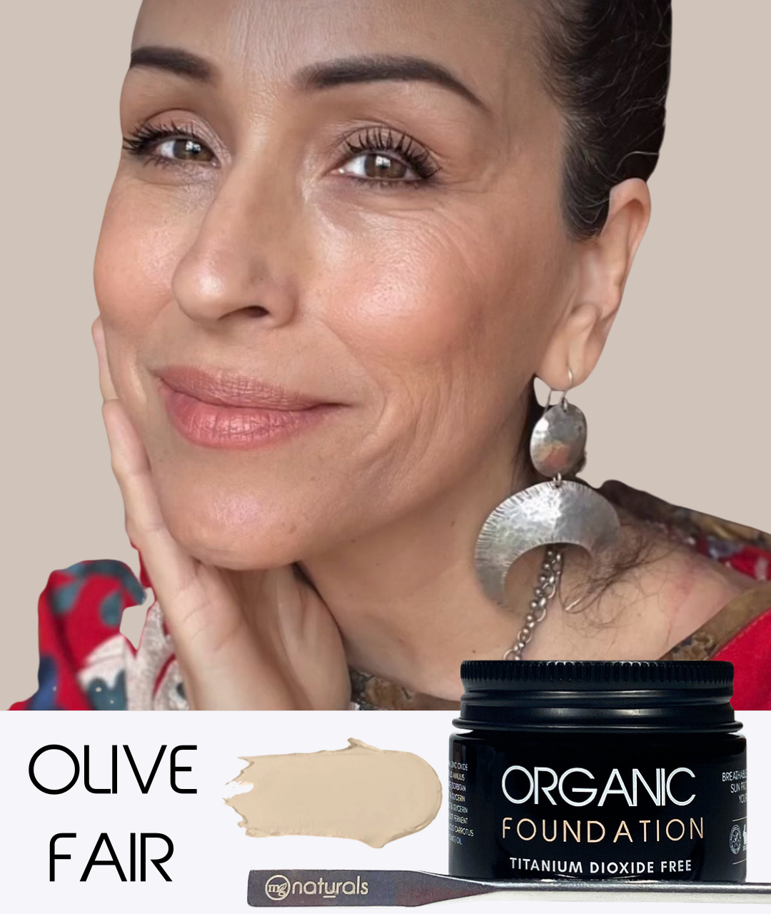 Organic Liquid foundation | Without Titanium Dioxide