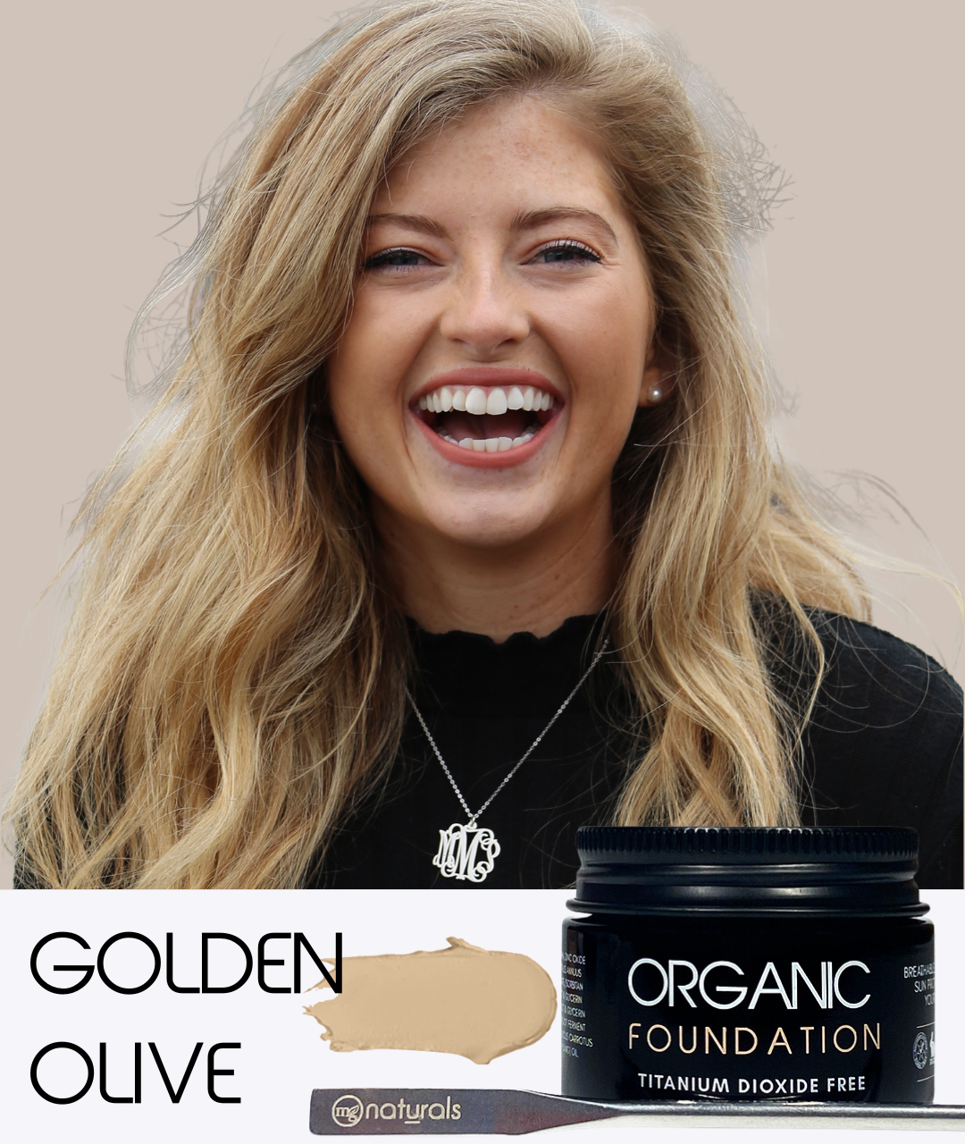 Organic Liquid foundation | Without Titanium Dioxide