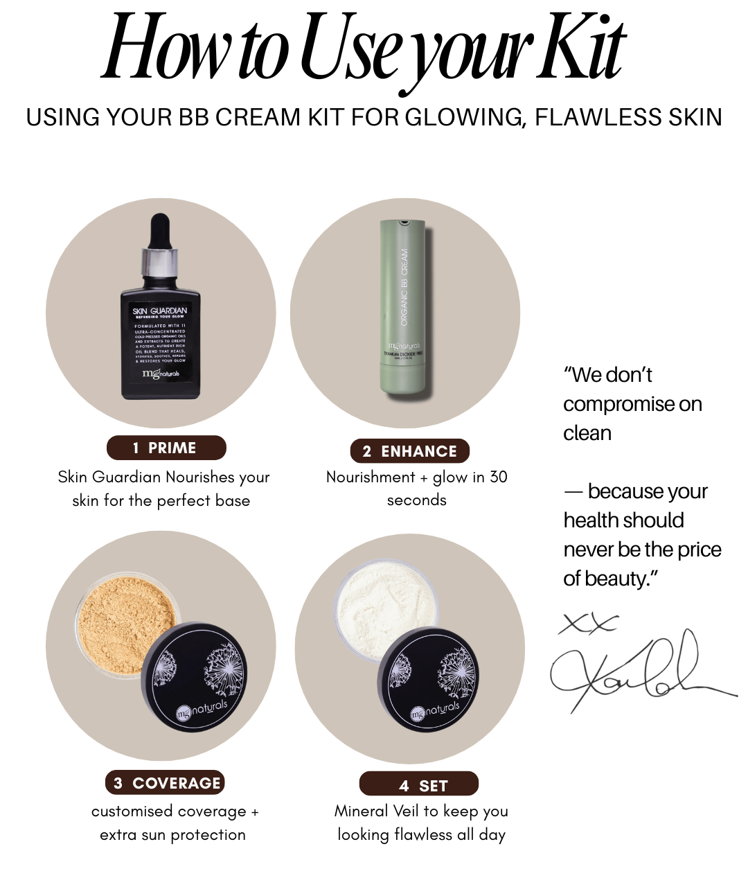 Organic BB Cream kit - Upgrade