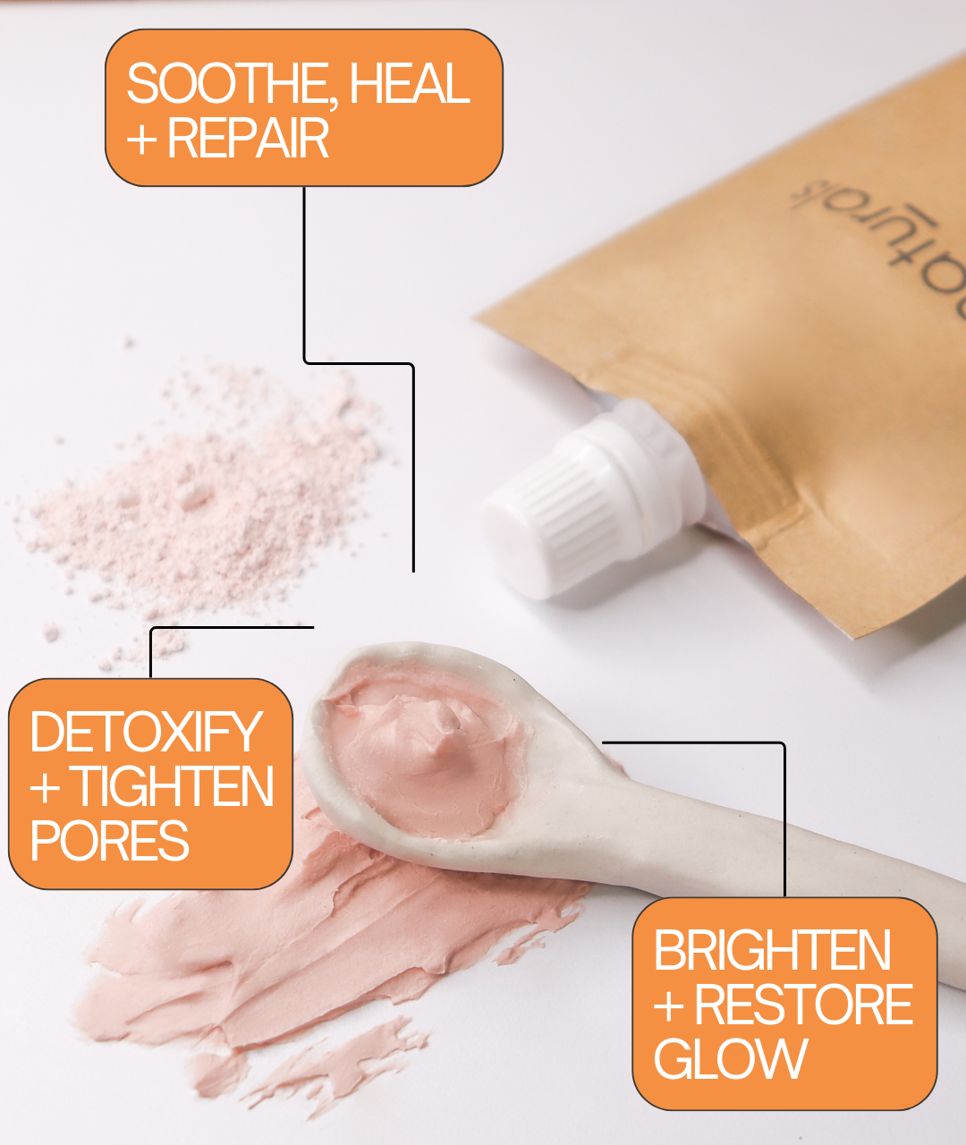 Organic Australian Pink Clay Mask