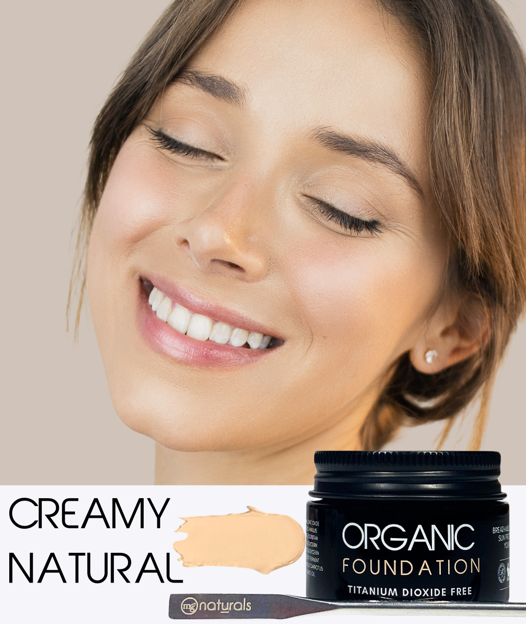 Organic Liquid foundation | Without Titanium Dioxide