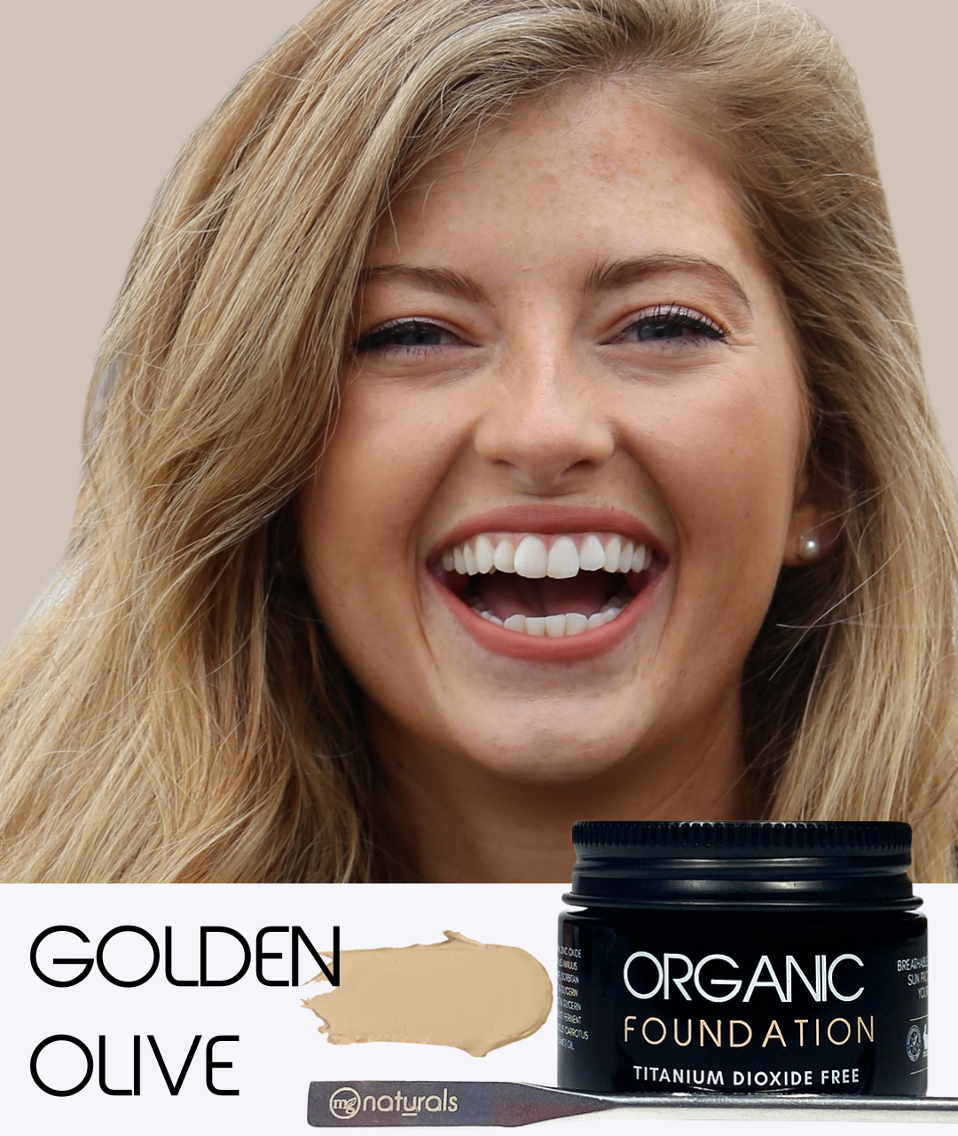 Organic Liquid foundation | Without Titanium Dioxide