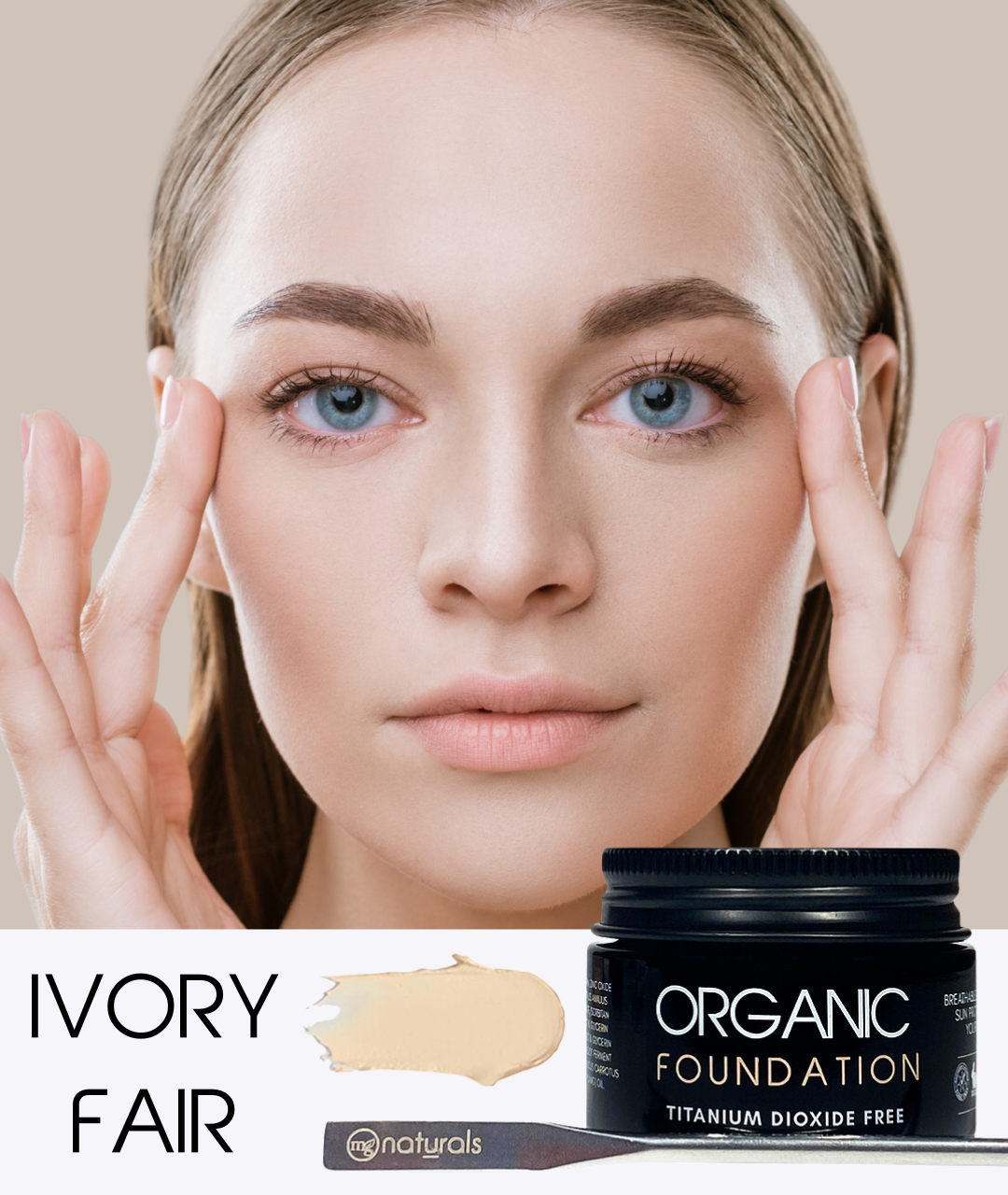 Organic Liquid foundation | Without Titanium Dioxide