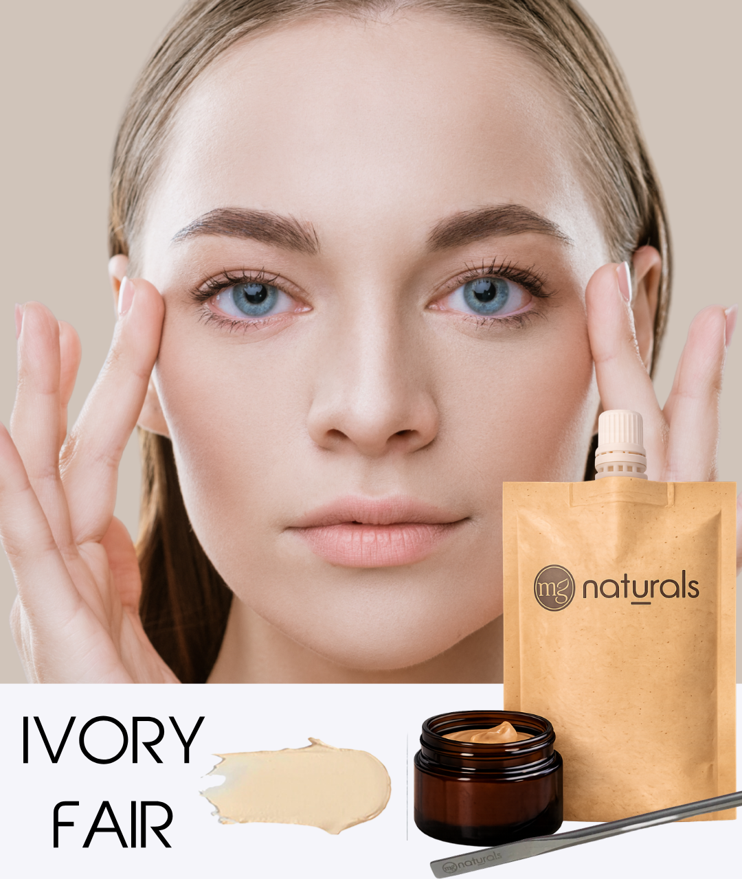 Organic Liquid foundation | Without Titanium Dioxide