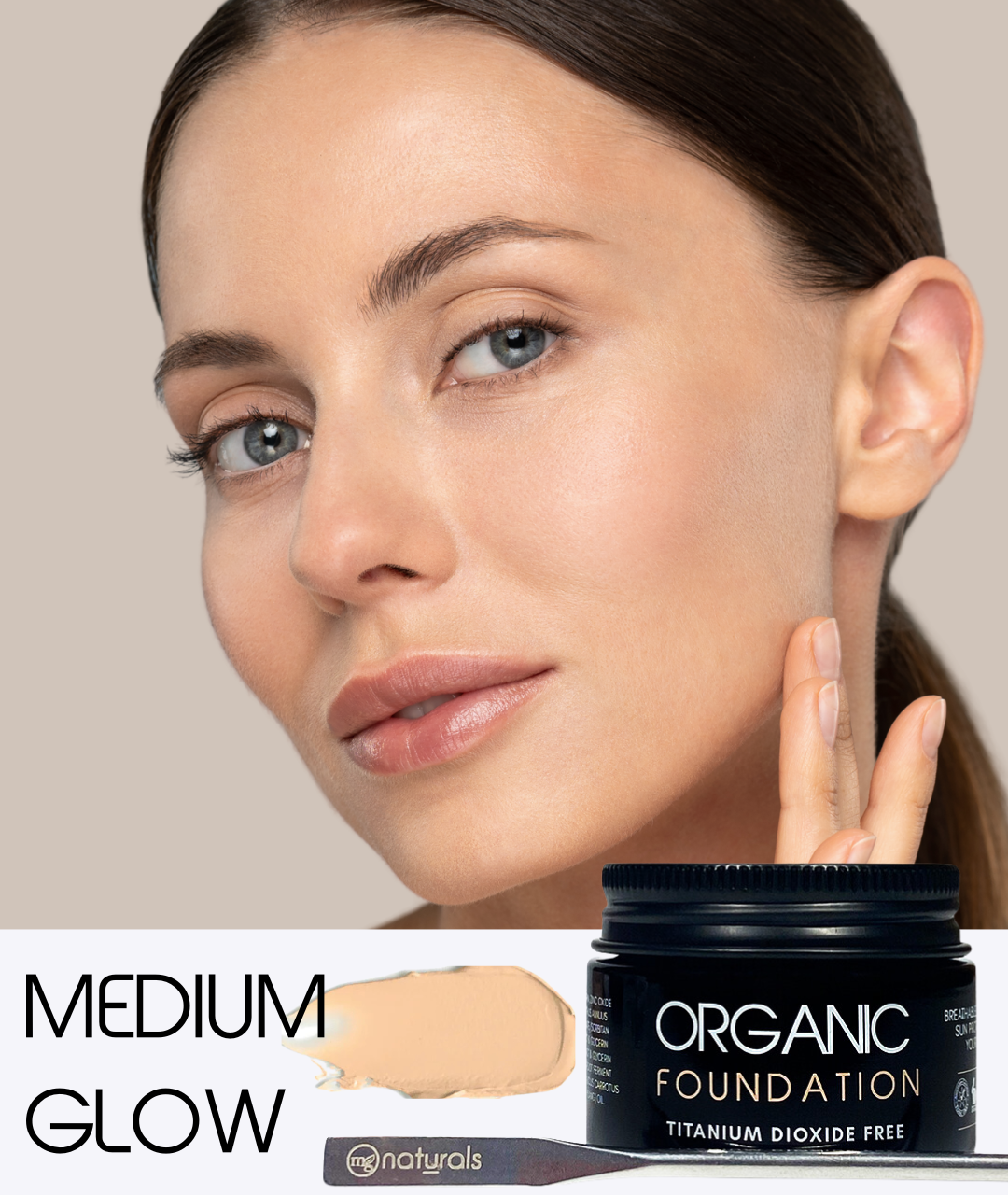 Organic Liquid foundation | Without Titanium Dioxide
