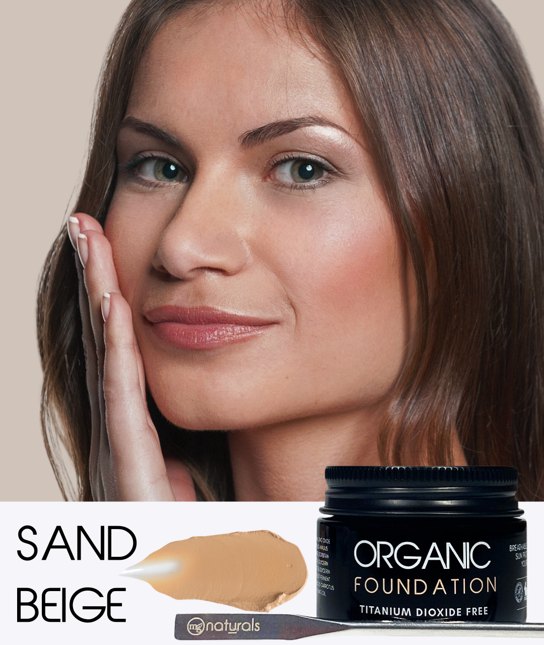 Organic Liquid foundation | Without Titanium Dioxide