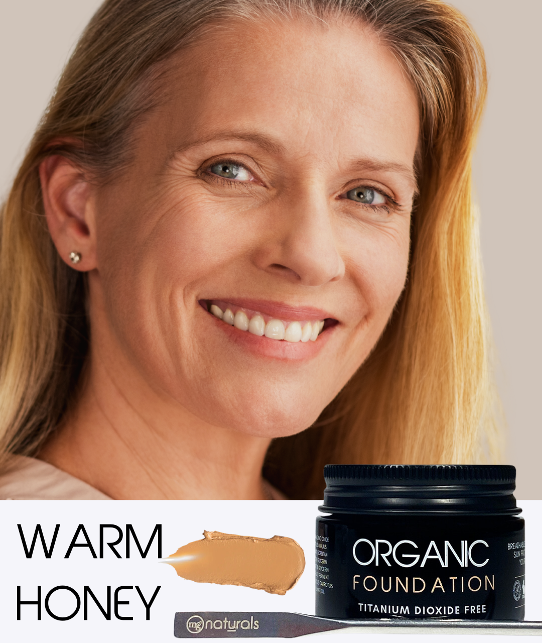 Organic Liquid foundation | Without Titanium Dioxide