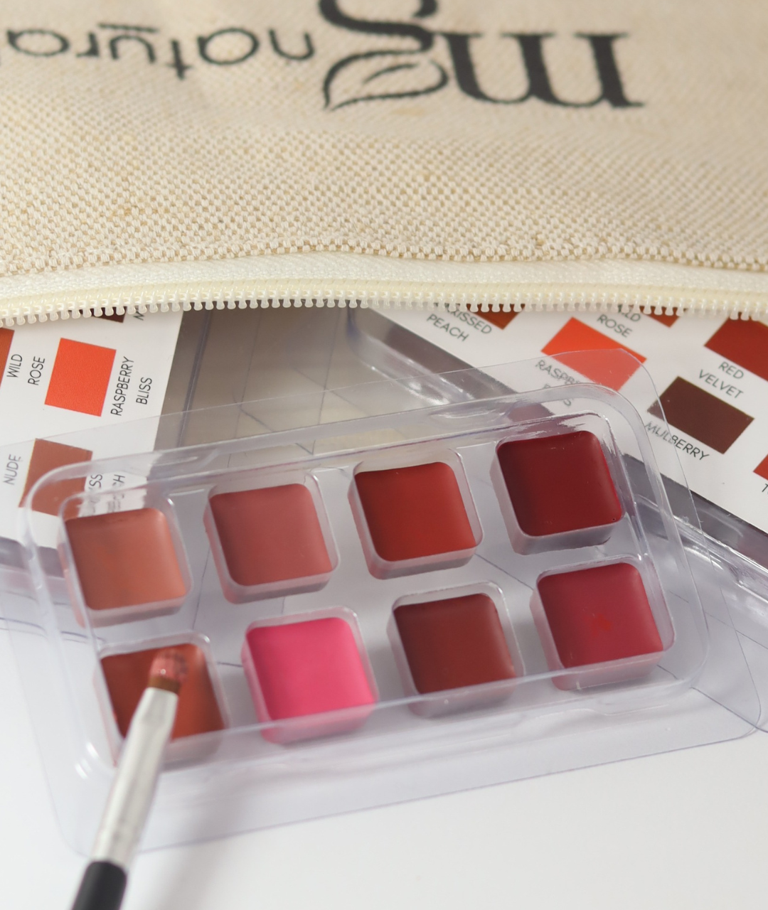 Organic Lipstick Taster Sample Kit| Titanium Dioxide + Mica Free Lipstick