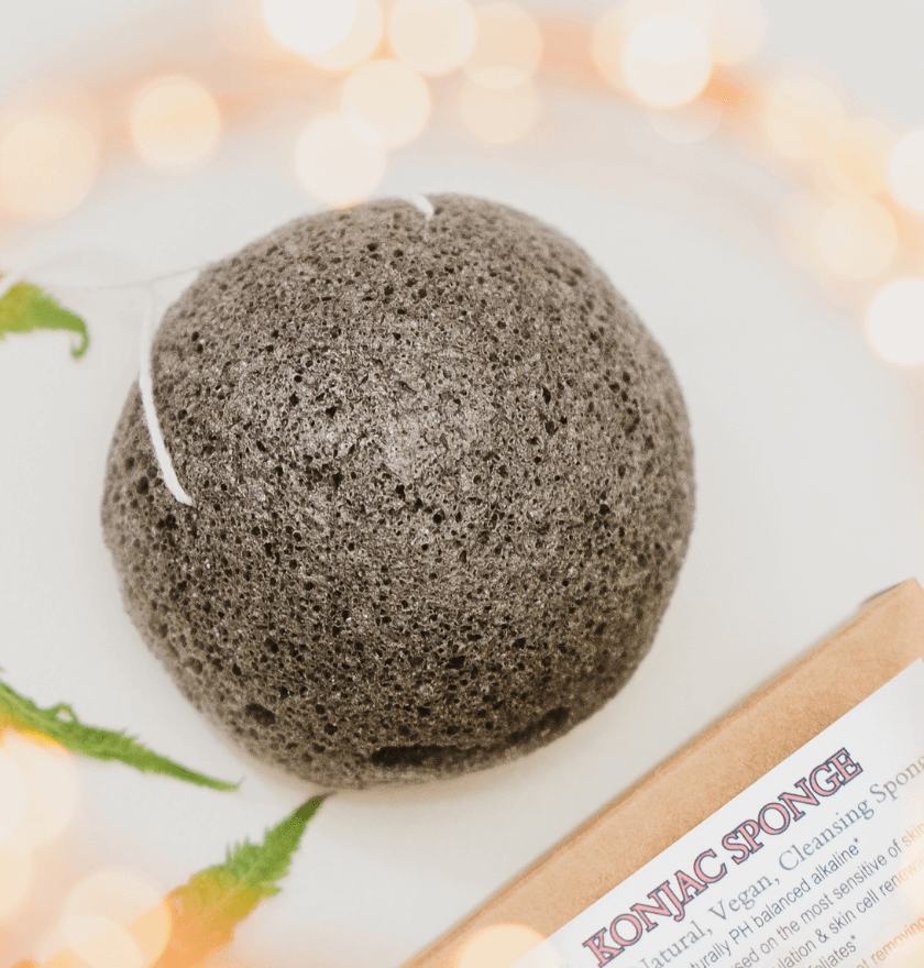 Vegan Charcoal Konjac Sponge MG Naturals