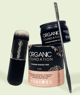 Titanium Dioxide Free Foundation with brush